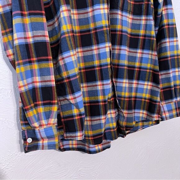 Cinch Long Sleeve Button Down Shirt Mens M  Plaid Pocket Western Cowboy Rodeo - Picture 6 of 8